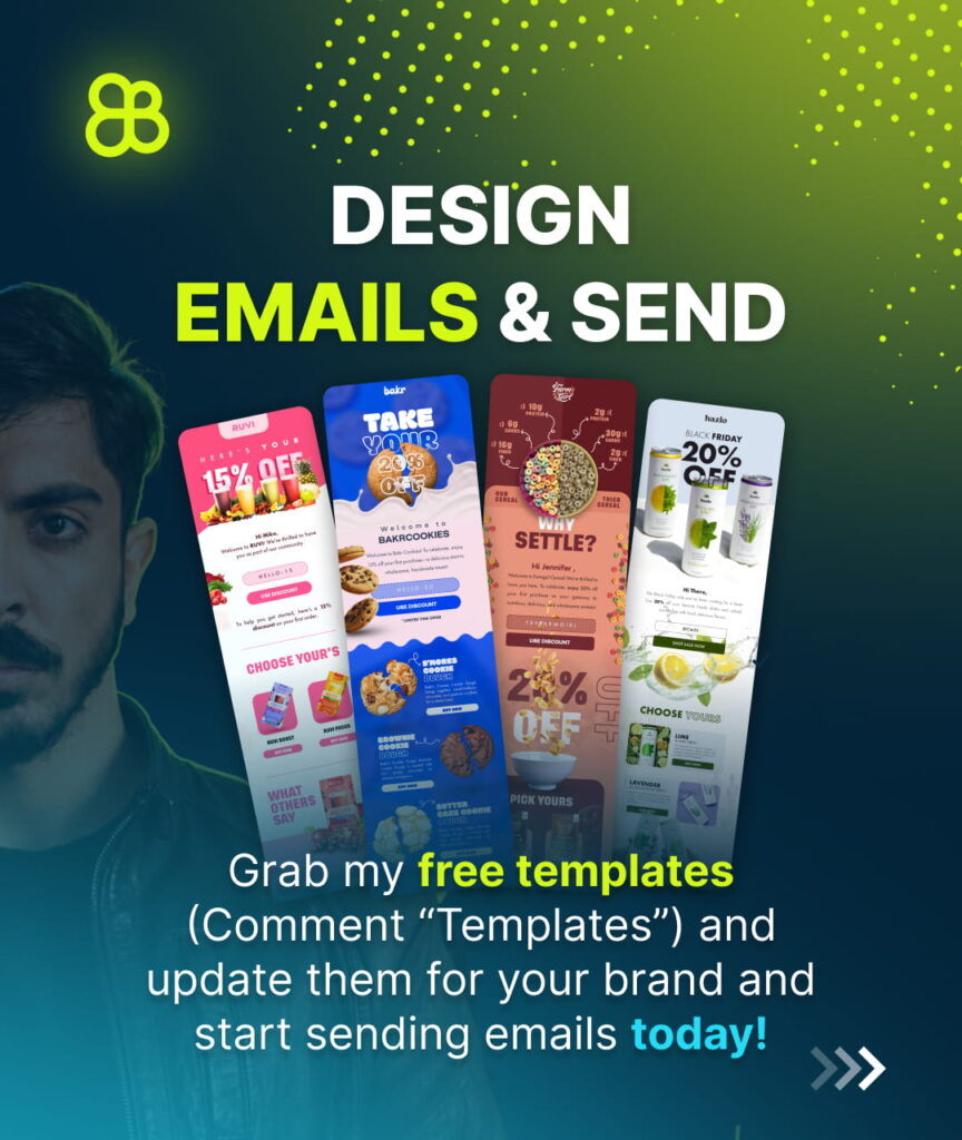 Ecommerce email design examples for high converting email campaigns